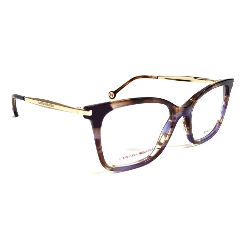 Carolina Herrera Eyeglasses Frames HER0309 L7W Brown Purple Cat Eye 53-17-140